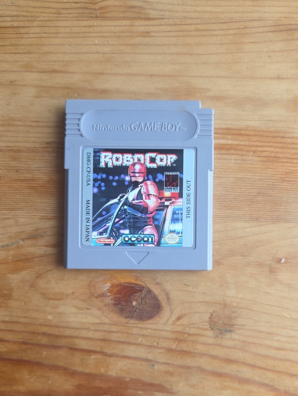 1990 RoboCop Nintendo Game Boy Authentic Cartridge TESTED